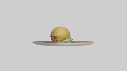 3D model Falafel model VR / AR / low-poly