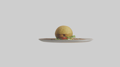 3D model Falafel model VR / AR / low-poly