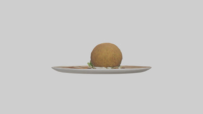 3D model Falafel model VR / AR / low-poly