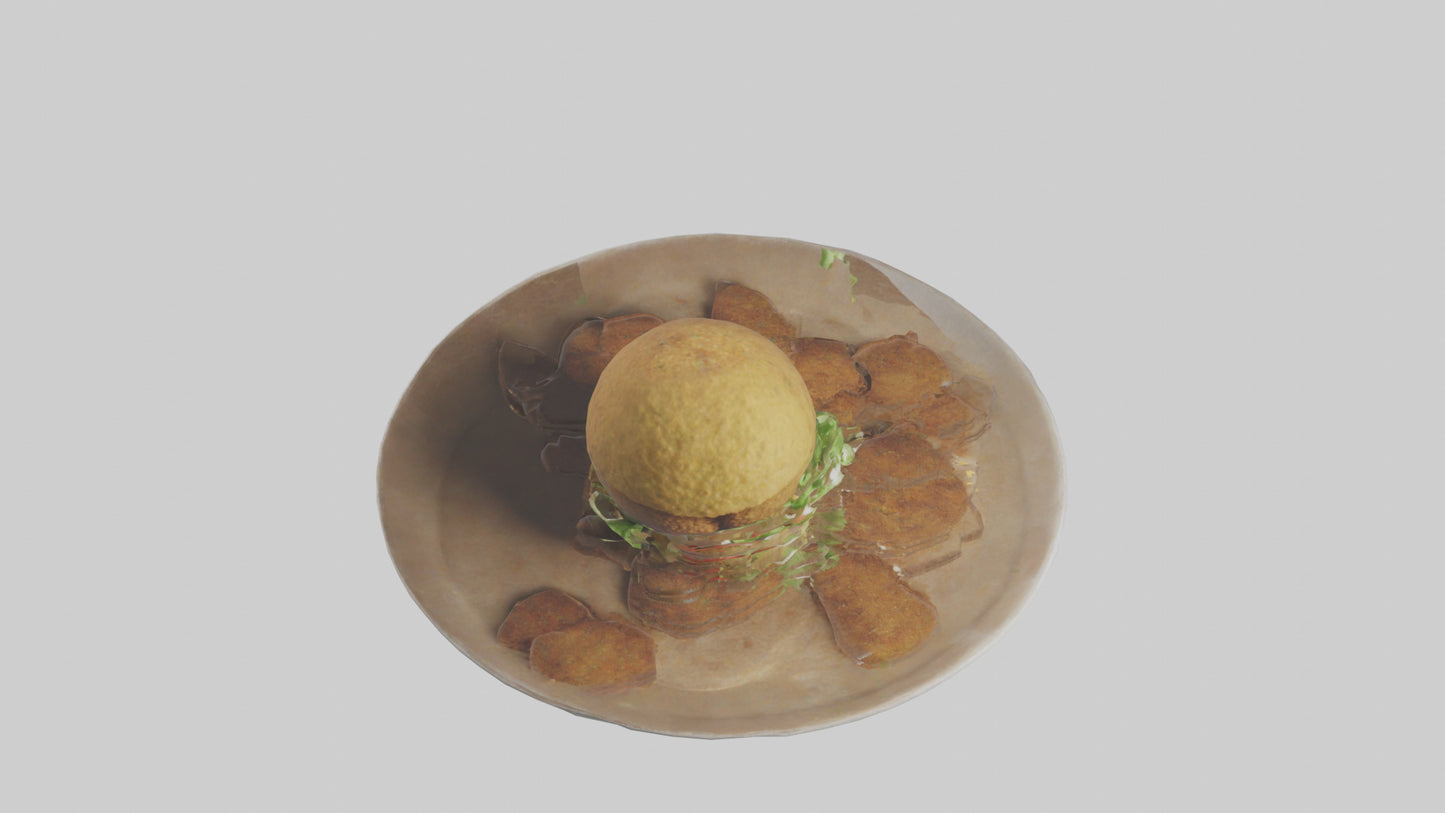 3D model Falafel model VR / AR / low-poly