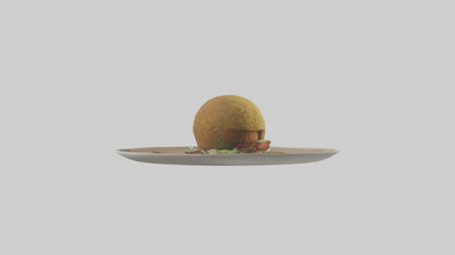 3D model Falafel model VR / AR / low-poly