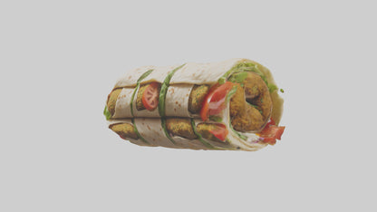Falafel wrap model 3D model