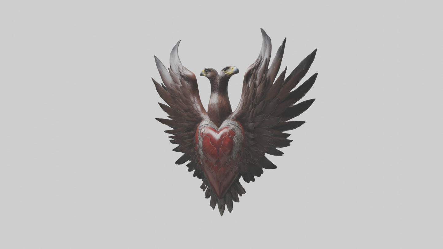 Falcon Heart 3D model