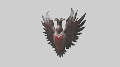 Falcon Heart 3D model
