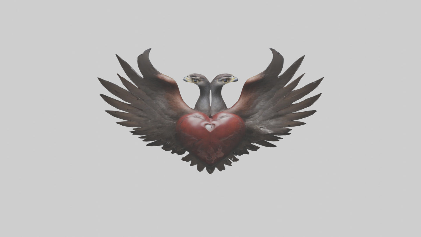 Falcon Heart 3D model
