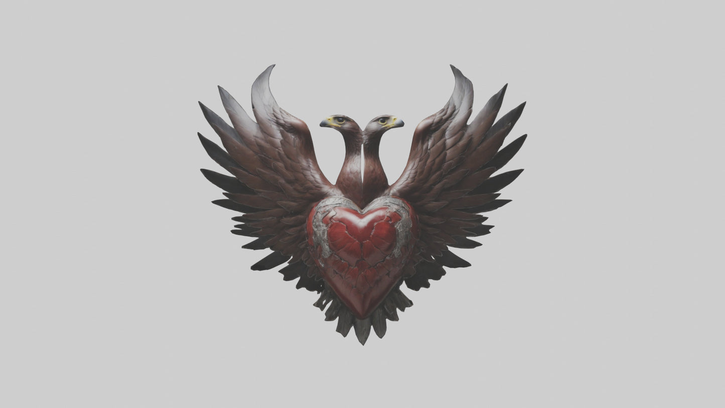 Falcon Heart 3D model