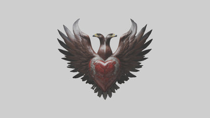 Falcon Heart 3D model