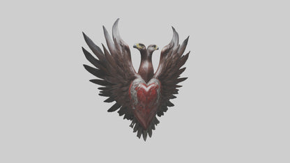 Falcon Heart 3D model