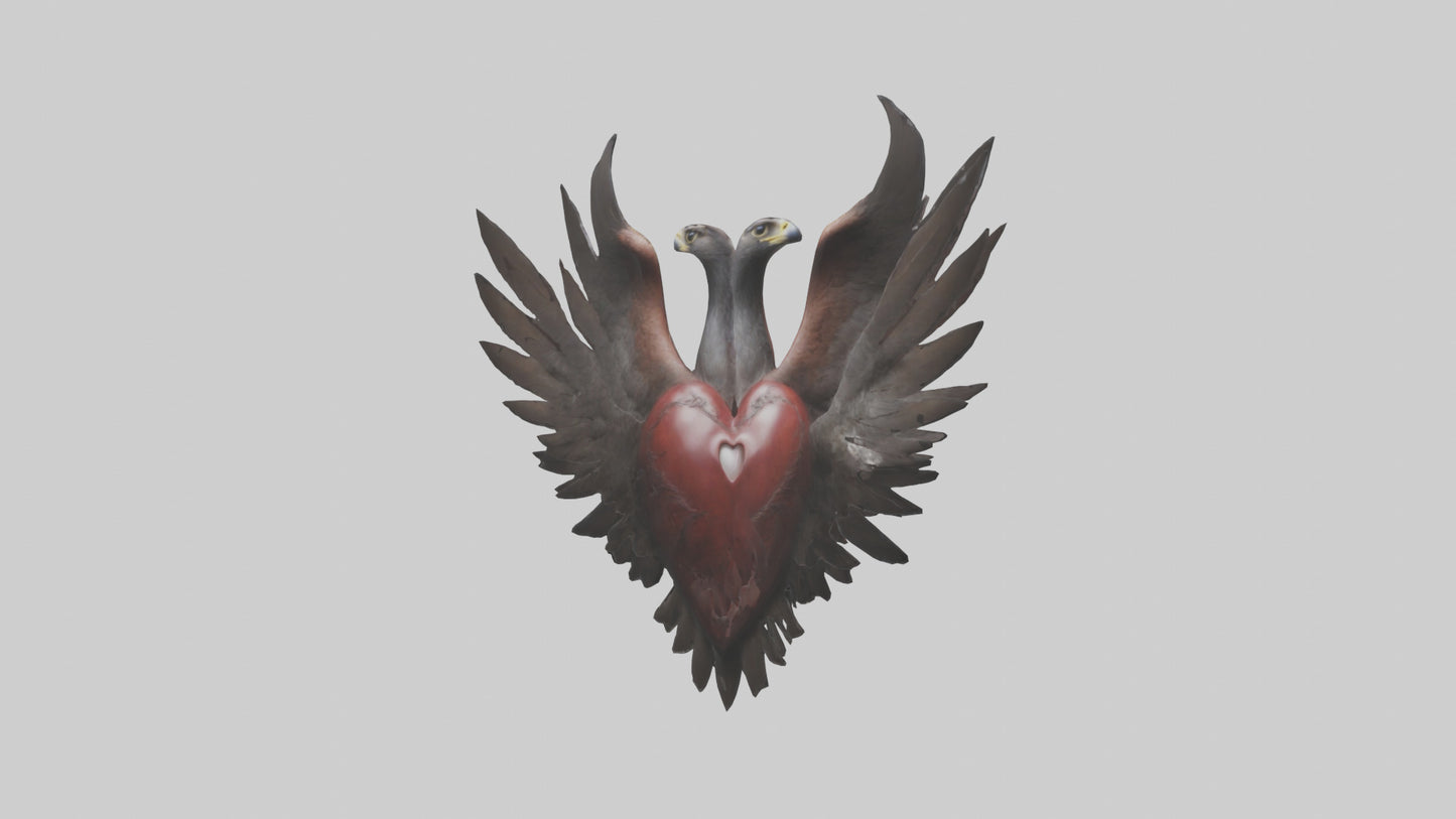 Falcon Heart 3D model