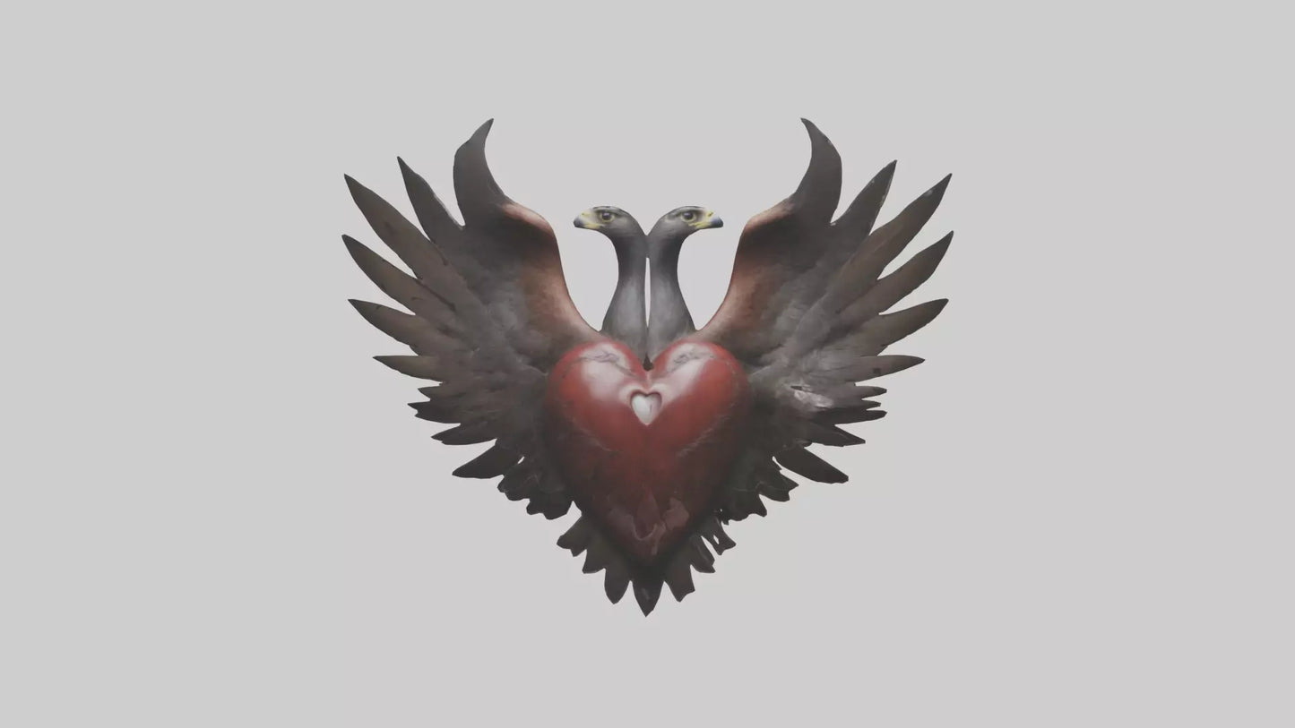 Falcon Heart 3D model