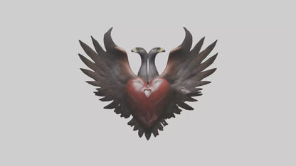 Falcon Heart 3D model