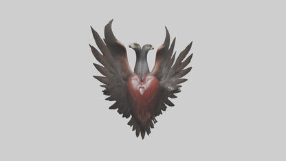 Falcon Heart 3D model