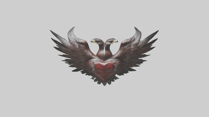 Falcon Heart 3D model