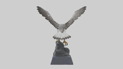 Falcon statue model 3D model