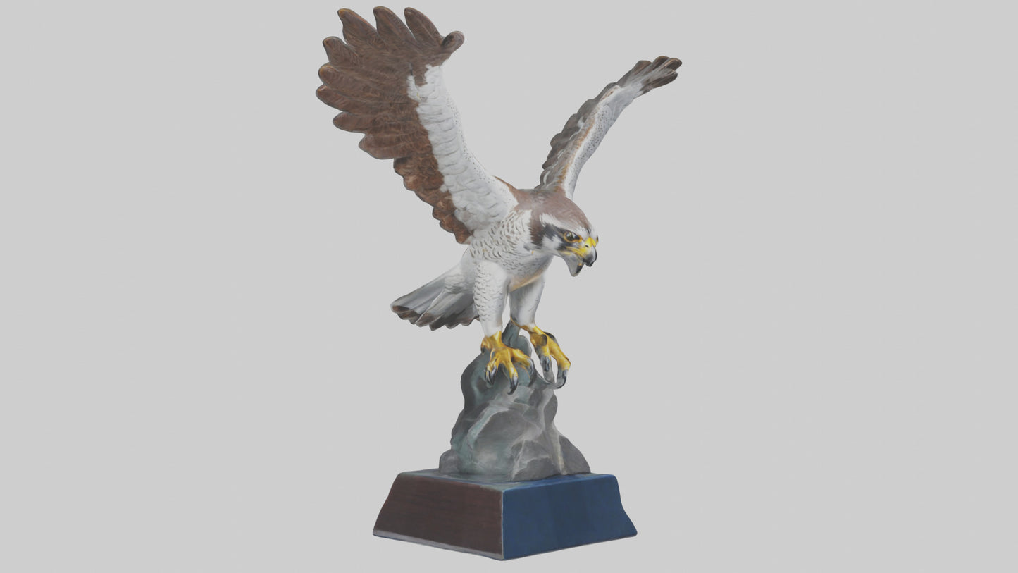 Falcon statue model 3D model