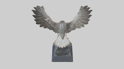 Falcon statue model 3D model