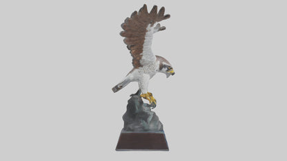 Falcon statue model 3D model