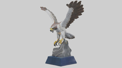 Falcon statue model 3D model