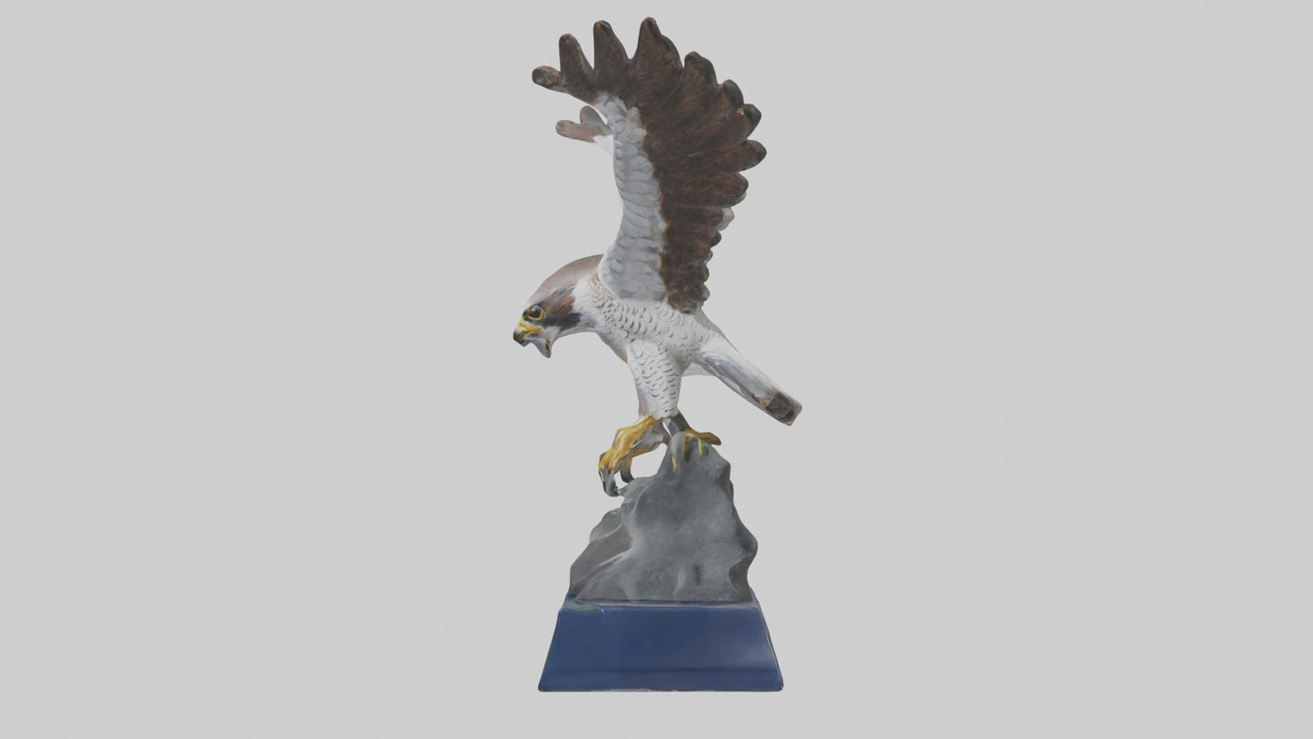 Falcon statue model 3D model