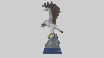 Falcon statue model 3D model