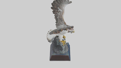 Falcon statue model 3D model