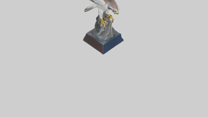Falcon statue model 3D model