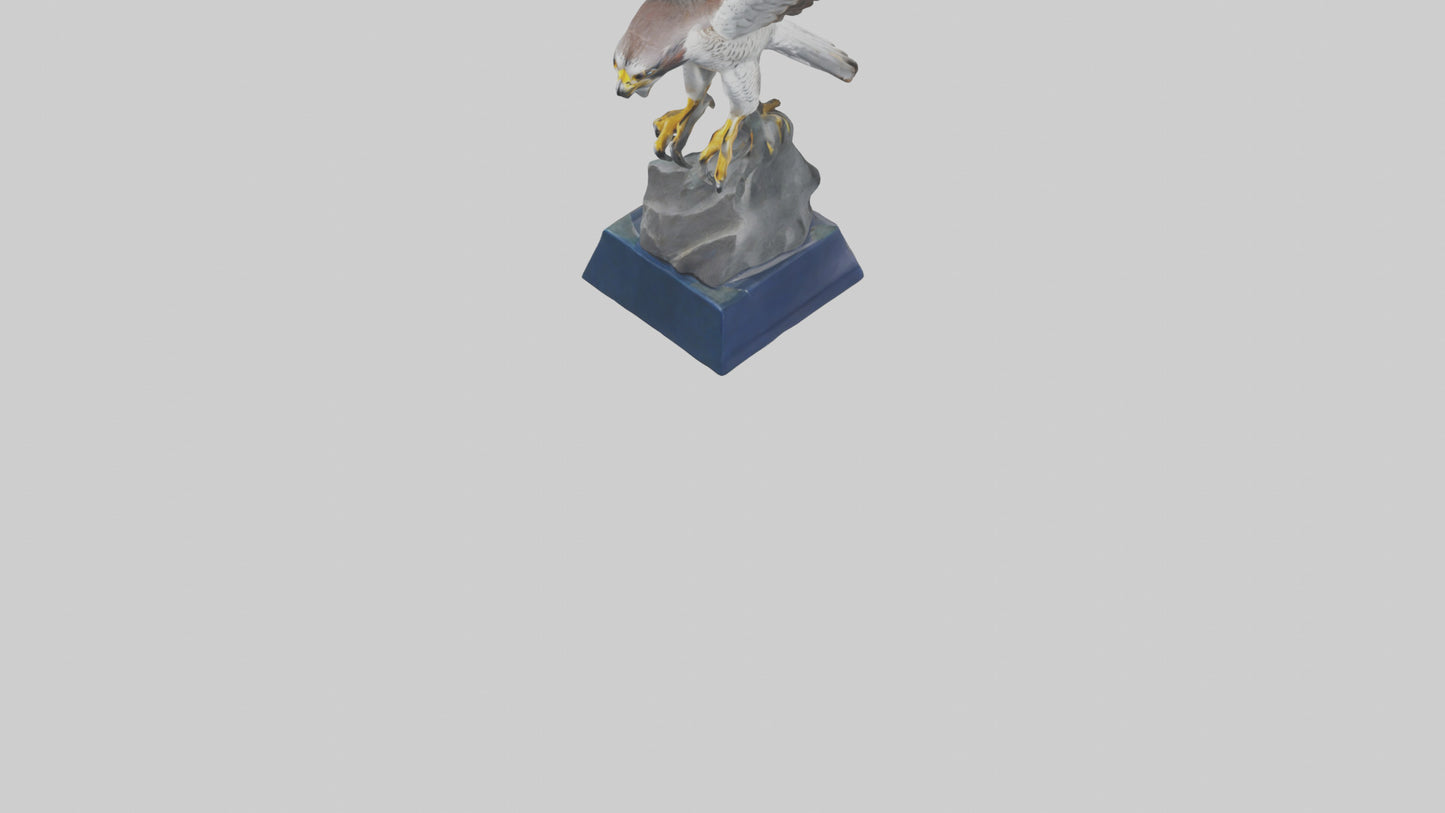 Falcon statue model 3D model