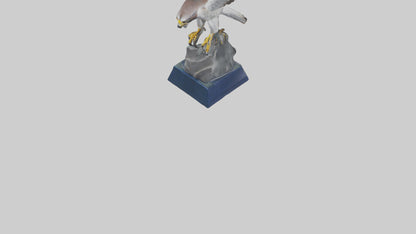 Falcon statue model 3D model