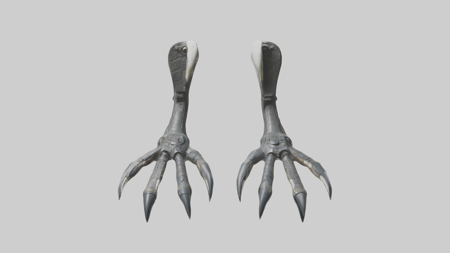 3D model Falcon Talons VR / AR / low-poly