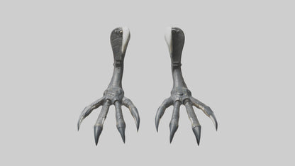 3D model Falcon Talons VR / AR / low-poly