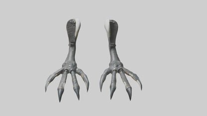 3D model Falcon Talons VR / AR / low-poly