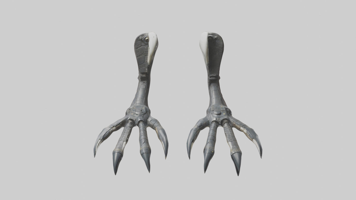 3D model Falcon Talons VR / AR / low-poly