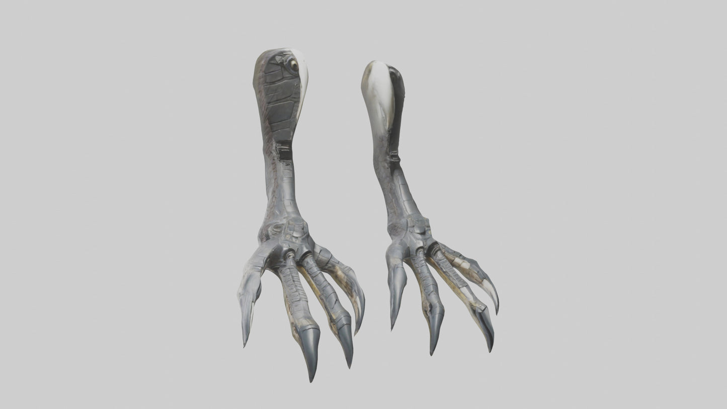 3D model Falcon Talons VR / AR / low-poly