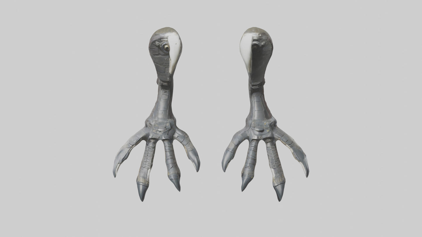 3D model Falcon Talons VR / AR / low-poly