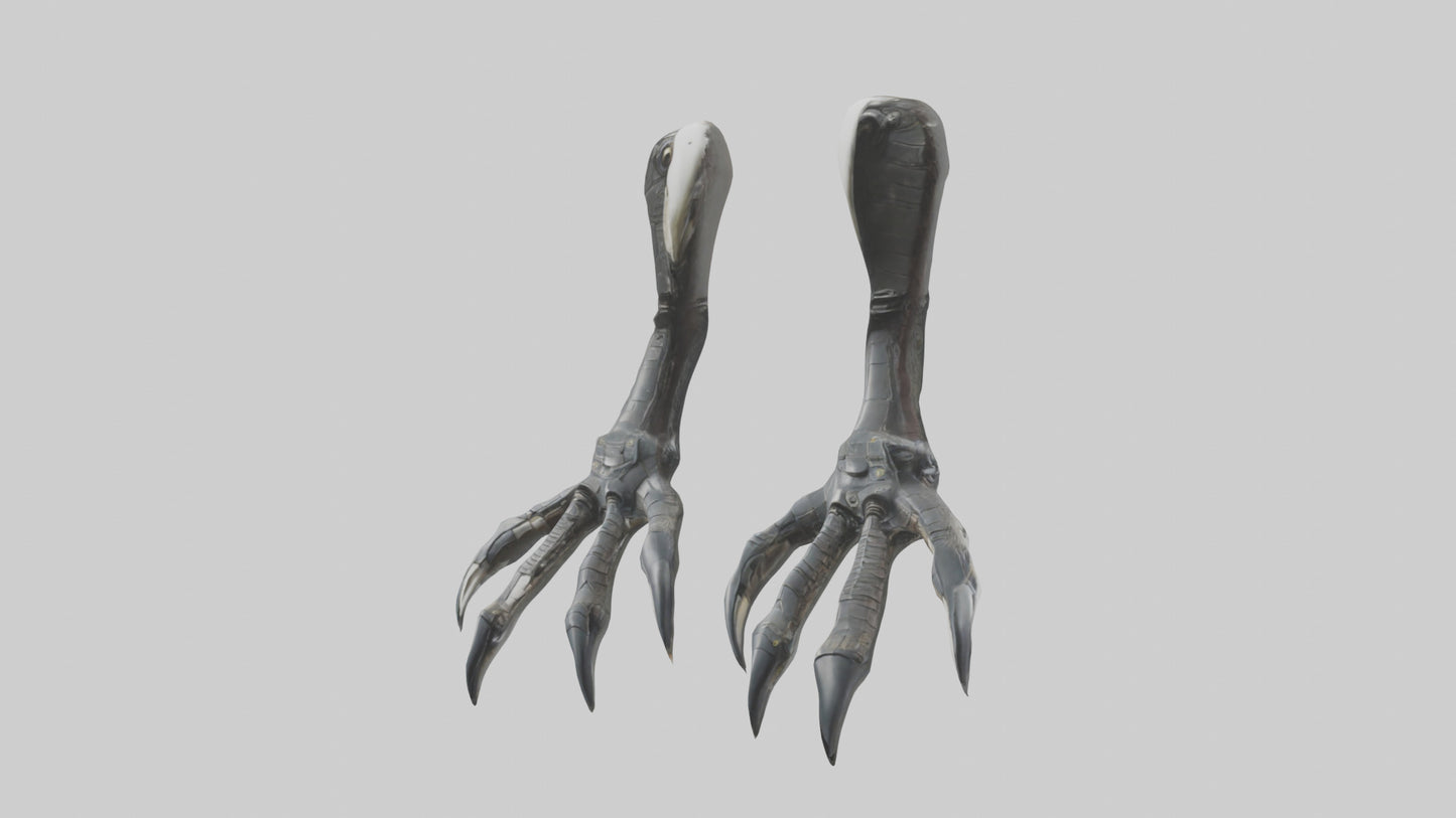 3D model Falcon Talons VR / AR / low-poly