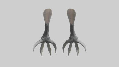 3D model Falcon Talons VR / AR / low-poly