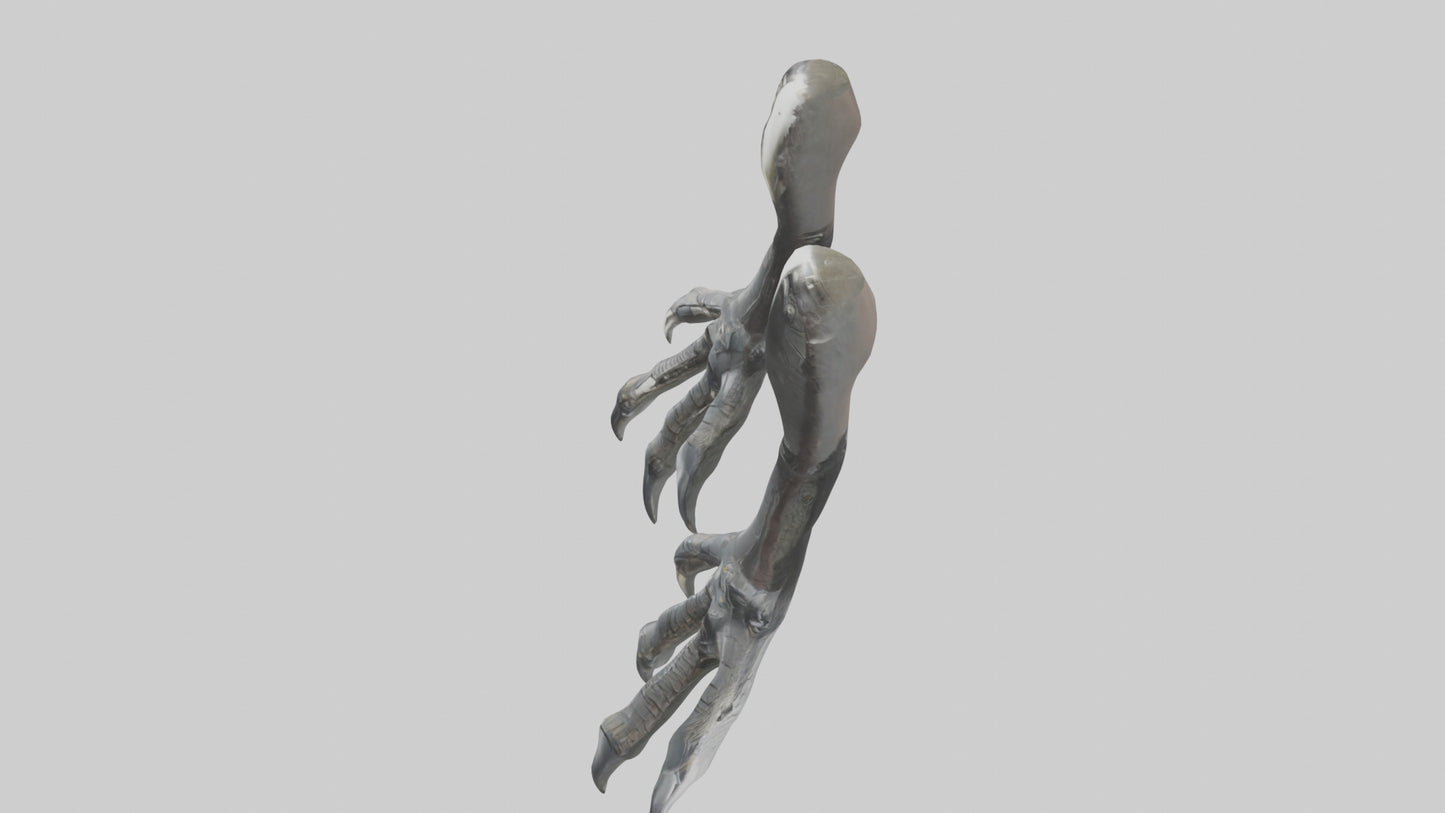 3D model Falcon Talons VR / AR / low-poly