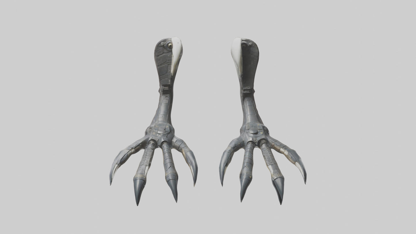 3D model Falcon Talons VR / AR / low-poly