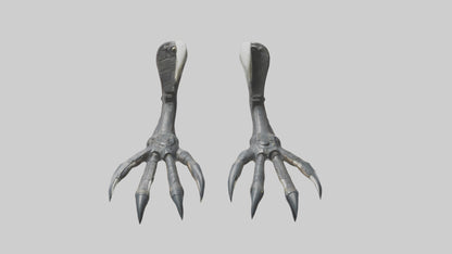 3D model Falcon Talons VR / AR / low-poly