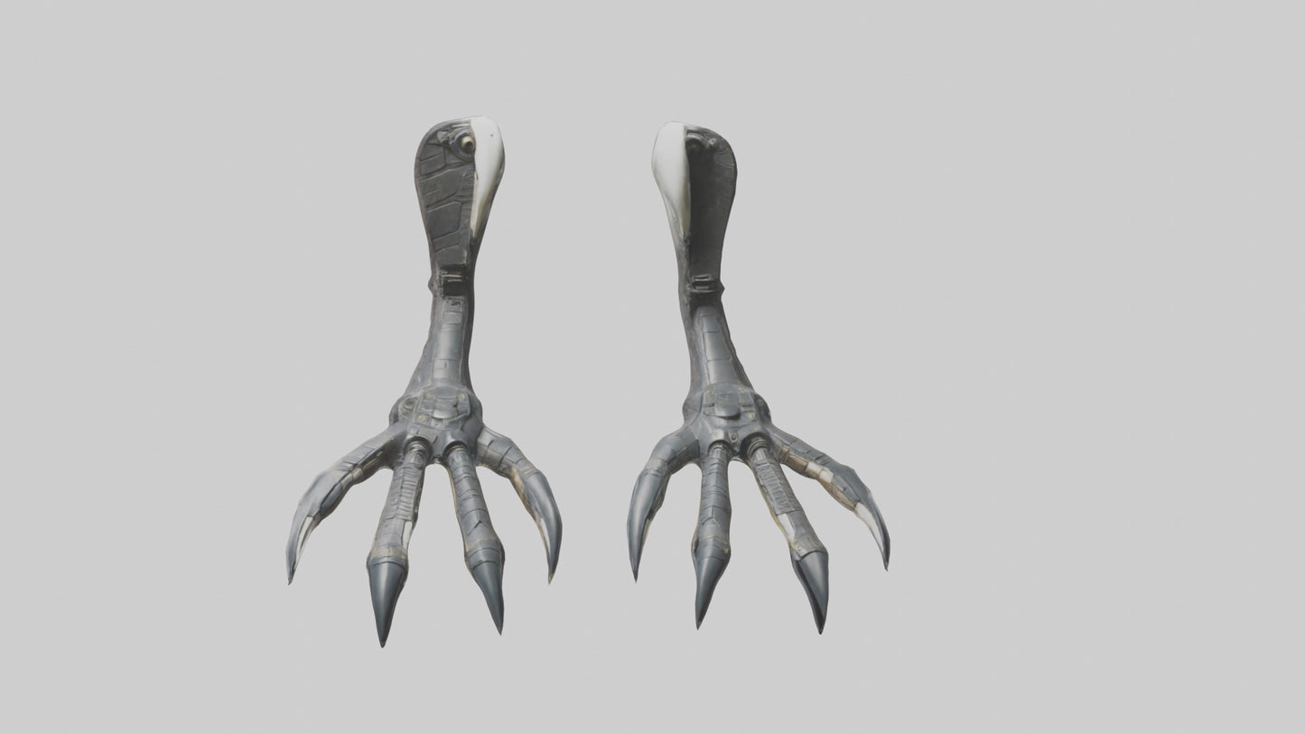 3D model Falcon Talons VR / AR / low-poly