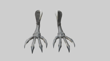 3D model Falcon Talons VR / AR / low-poly