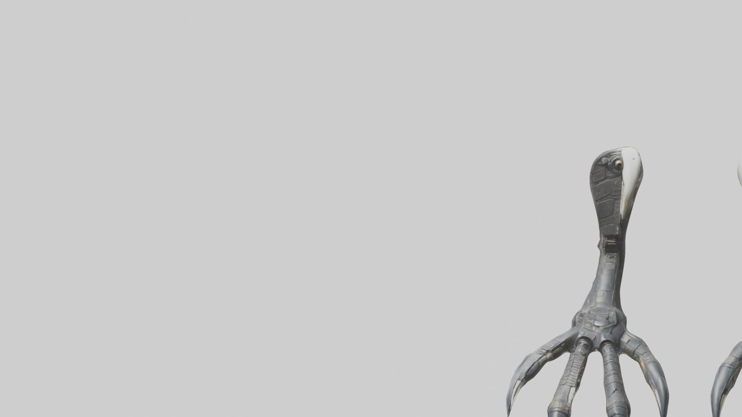 3D model Falcon Talons VR / AR / low-poly