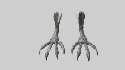 3D model Falcon Talons VR / AR / low-poly