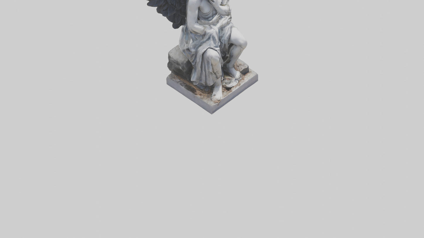 Fallen Angel statue model 3D model
