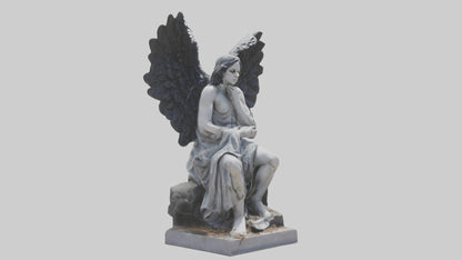 Fallen Angel statue model 3D model