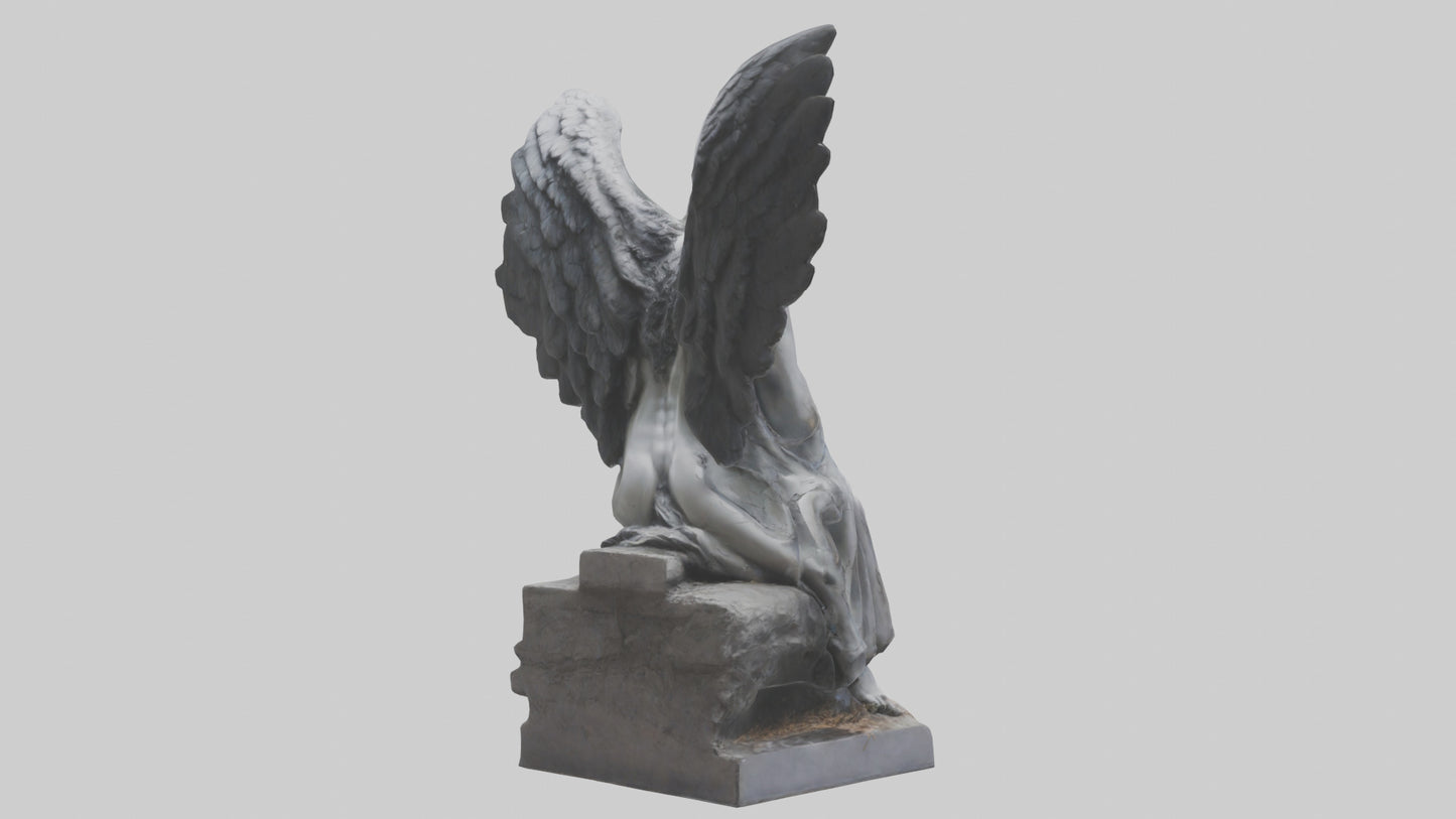 Fallen Angel statue model 3D model