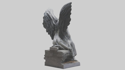 Fallen Angel statue model 3D model