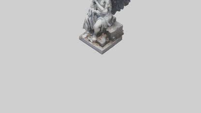Fallen Angel statue model 3D model