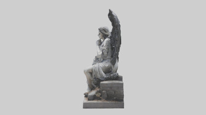 Fallen Angel statue model 3D model