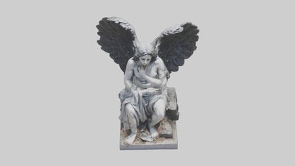 Fallen Angel statue model 3D model